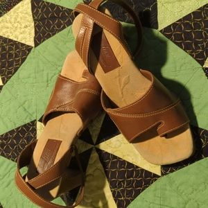 Fioni Leather heeled sandals